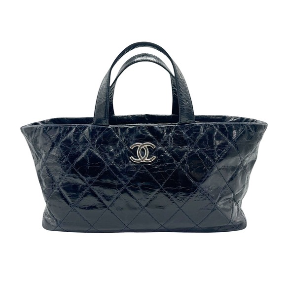Chanel Portobello Navy Leather tote - Picture 1 of 5